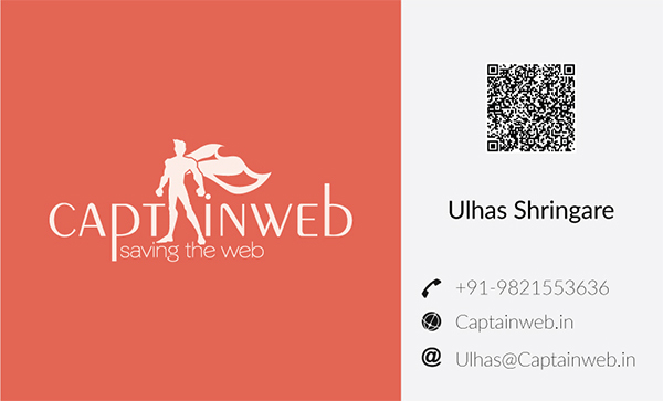 Visiting Card Captain Web